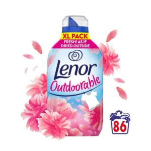 Омекотител Lenor Outdoorable Floral Fresh цветна свежест 86пр 1.204л
