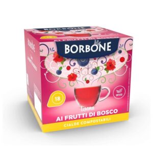 Чай Borbone al Fruti di Bosco горски плодове за 180мл запарка – хартиена доза 18бр
