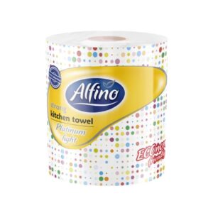 Кухненска хартия Alfino Platinum Light 100пр целуозна 270гр 2 пластова 111 къса 22х25.5