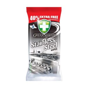 Мокри кърпи Green Shield Stanless Steel за неръждавейка 70бр